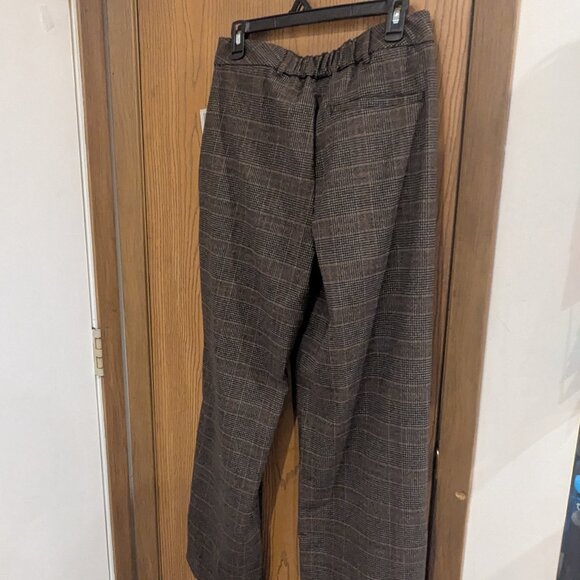 NWT Old Navy Extra High Rise Talyor Wide Leg Trouser Brown -Medium - Picture 7 of 7